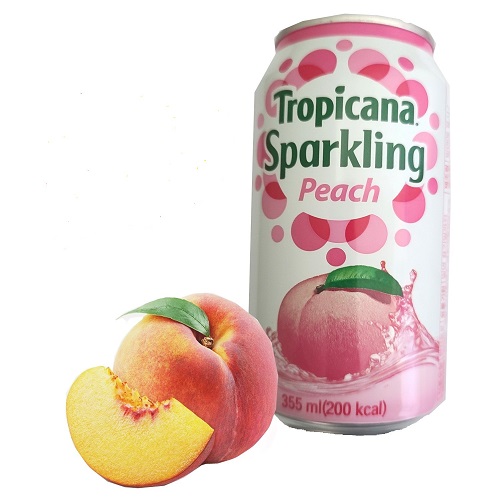 Tropicana Sparkling Soda Peach Flavour