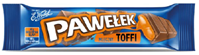 Wedel chocolate bar Pawelek Toffee. (Display of 24 pcs.)